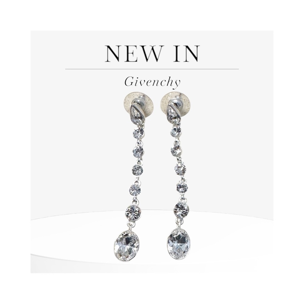 *** New Price Drop*** Givenchy Crystal Silver Earrings